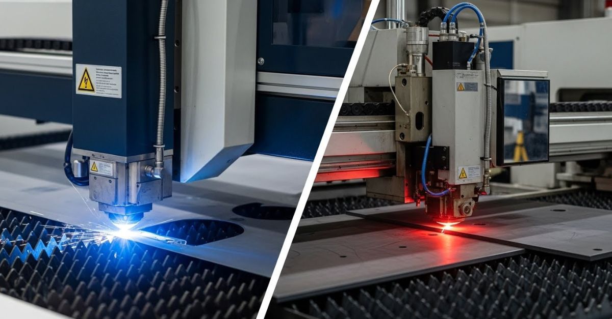 Corte a laser fibra vs CO₂ qual tecnologia escolher na indústria