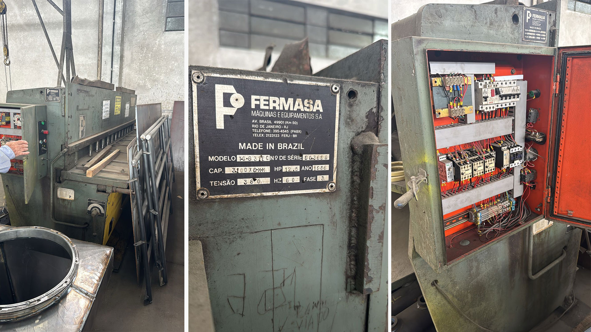 Guilhotina-Hidráulica-Fermasa-TG-631-EC​