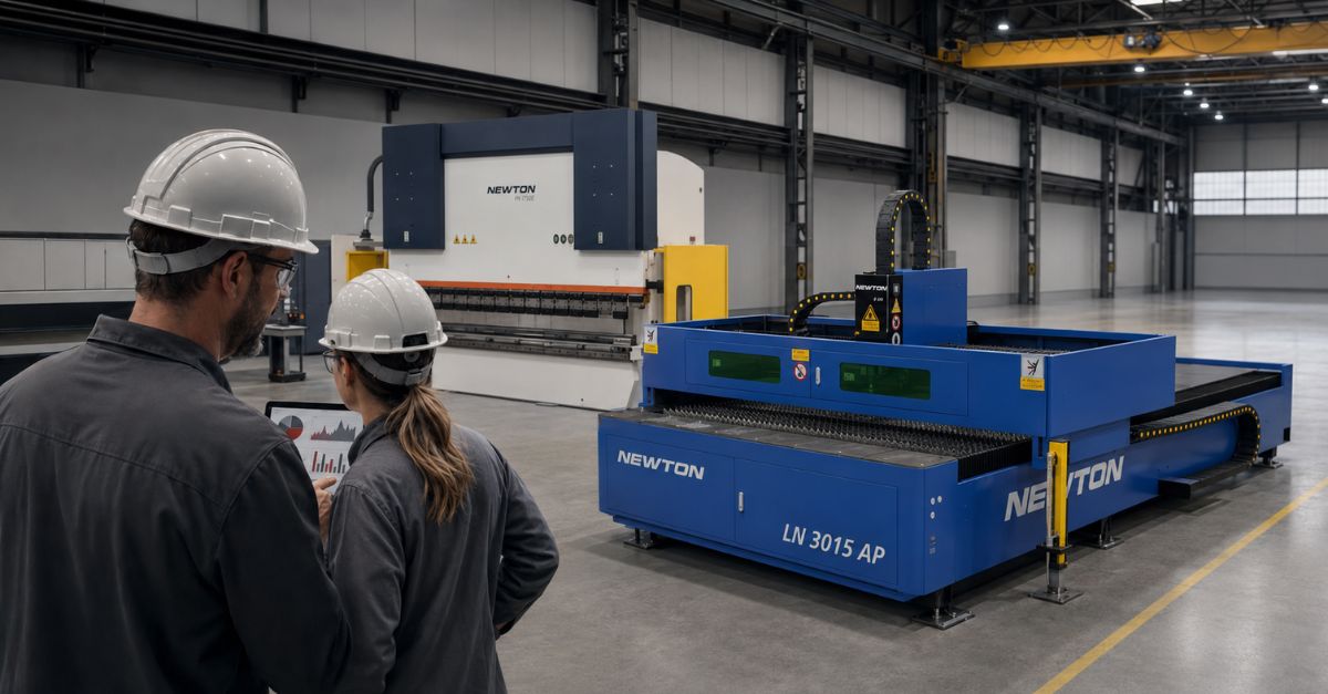 Investimento em máquinas industriais com a Newton - bom negócio